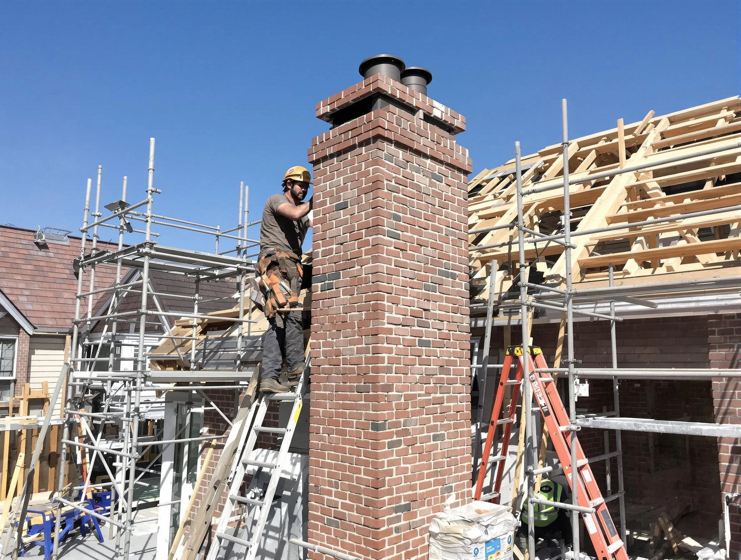 New chimney installation completed by Edmond Chimney Sweep in Edmond, OK
