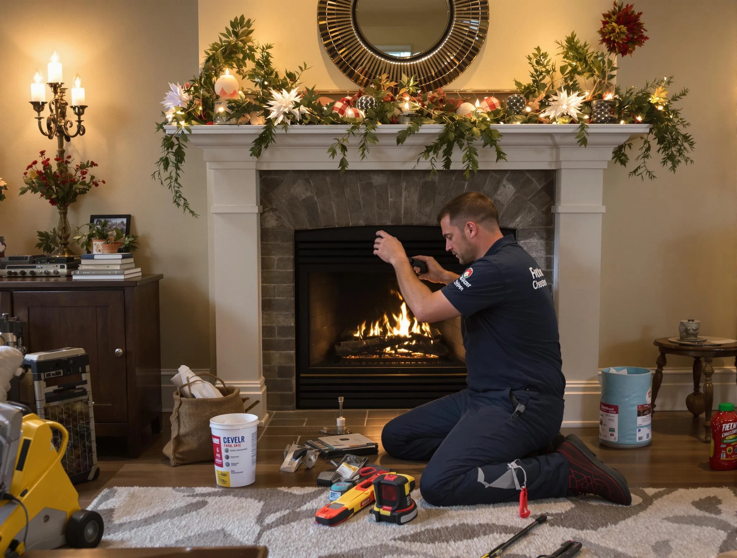 Edmond Chimney Sweep offering fireplace maintenance services in Edmond, OK